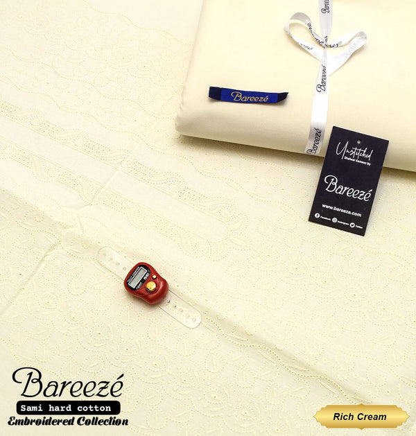 Bareeze - Semi-Hard Cotton (Embroided) – (BHC-011)