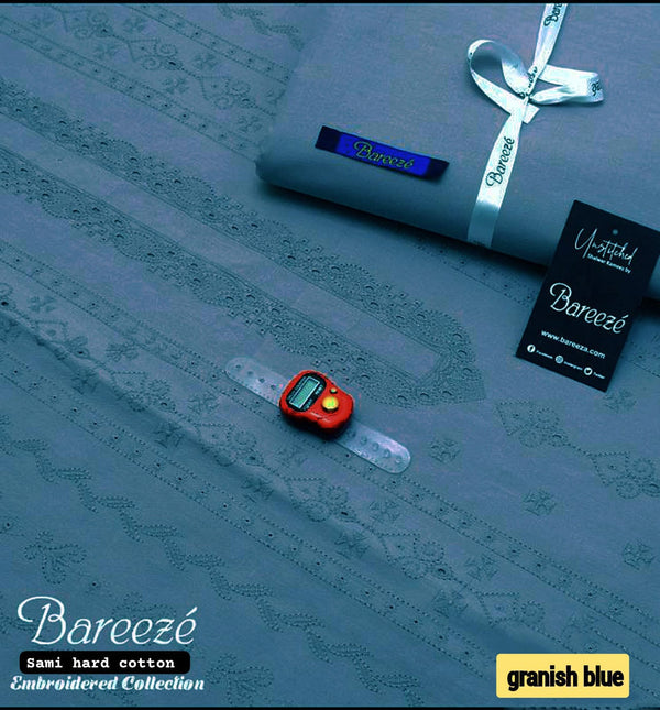 Bareeze - Semi-Hard Cotton (Embroided) – (BHC-015)